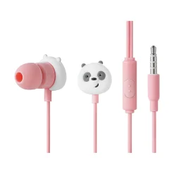 MINISO Auricolari Panda Di We Bare Bears Rosa Outlet