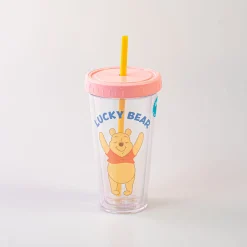 MINISO Borraccia Con Cannuccia - Winnie The Pooh