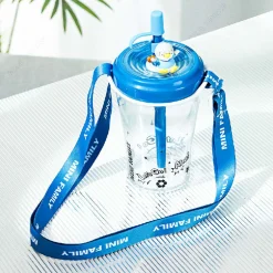 MINISO Borraccia Con Tracolla E Cannuccia (520Ml) Best