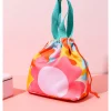 MINISO Borsa Porta Pranzo Fantasia Fiori - Rosa Sale