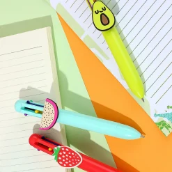 MINISO Penna 6 Colori - Fruit Series (1Pz) New