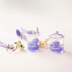 MINISO Portachiavi Cool Summer Drink - Blue (1Pz) Online