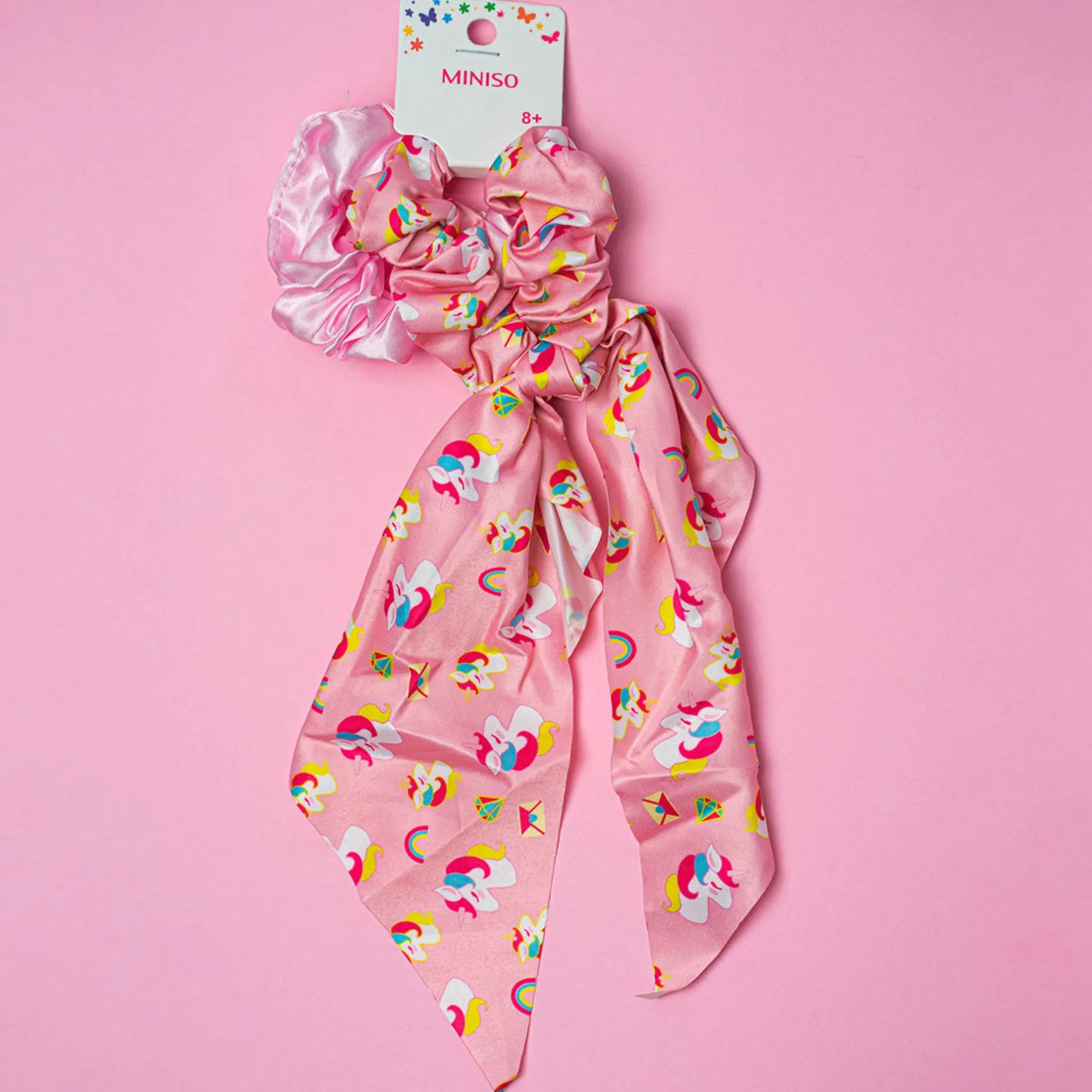 MINISO Scrunchies Unicorno (2Pz) New
